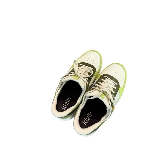 Kizik Brisbane Womens 11 Mens 8.5 Sweet Pea Hands Free Lace Up Comfort Sneakers - Picture 3 of 9